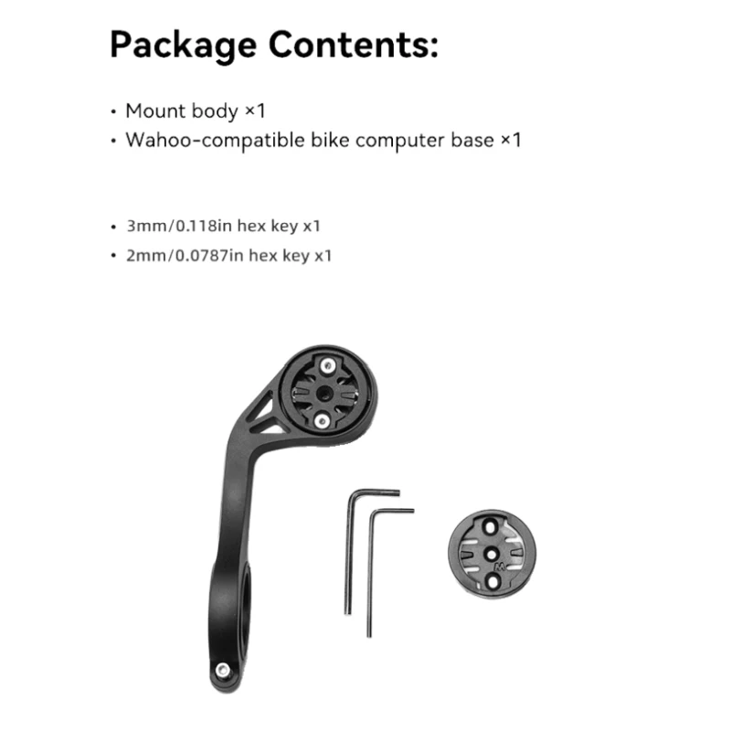 BiKe Staffa di montaggio per computer con supporto per luce Tachimetro Manubrio per Geoid IGPSPORT XOSS G Magene CYCPLUS Gps Contachilometri