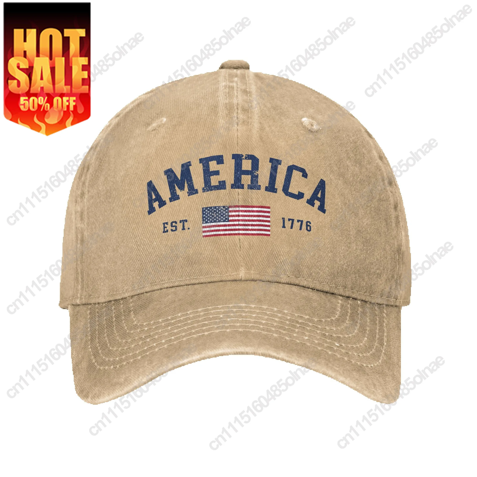 American Flag USA United States America US 4Th Of July Casual  Cap For Unisex Men Summer Hats Sun Baseball Caps