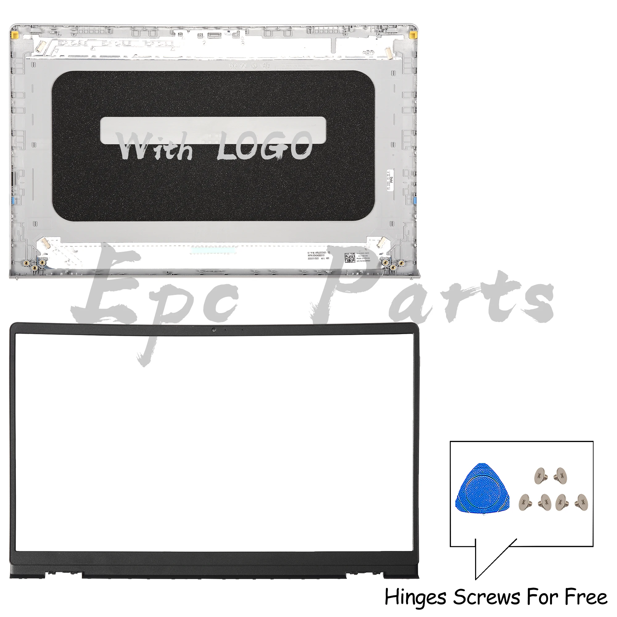 Imagem -03 - Tampa Traseira do Lcd e Reparo da Tampa Superior Traseira Peças de Epc Dell Inspiron 15 3510 3511 3515 3520 0ddm9d 0t4mt1 00wpn8 156 Novo