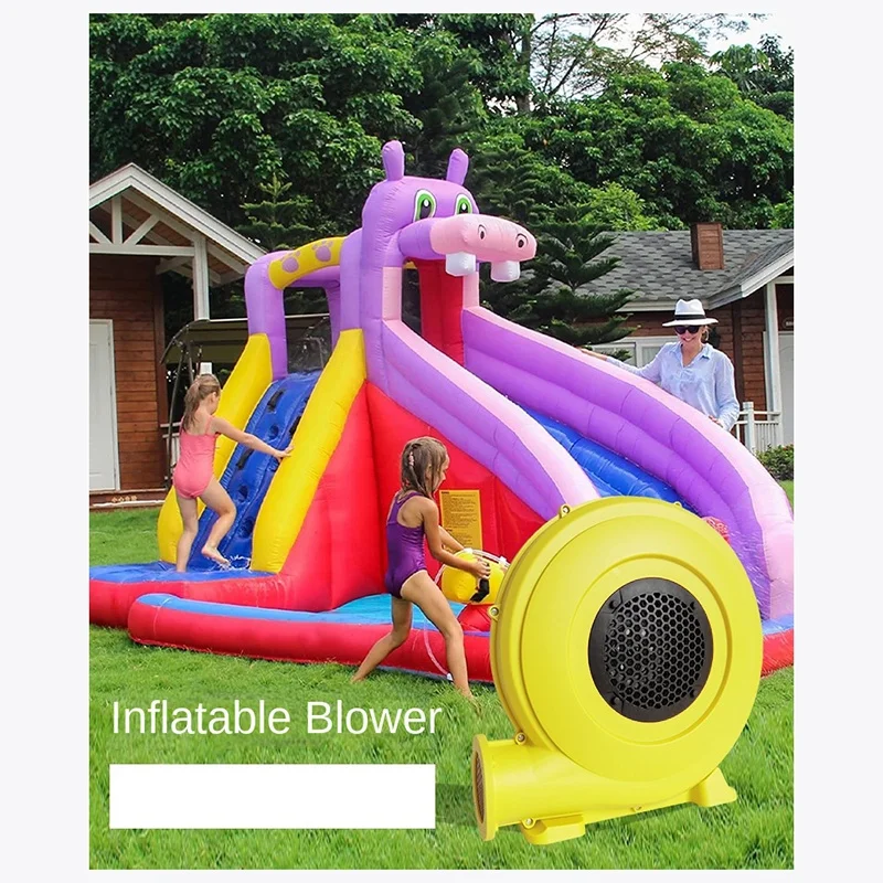 550W Inflatable Blower Dust Exhaust Electric Blower Giant Inflatable Model Blower Household Blower US Plug