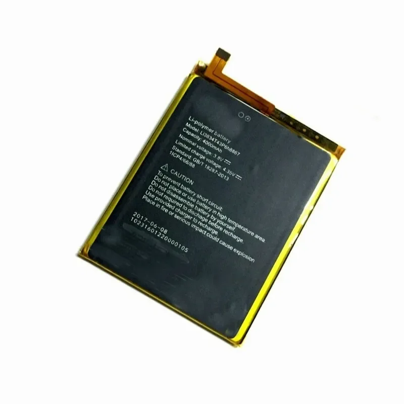 Аккумулятор Li3834T43P6H8867 Замена аккумулятора 4000 мАч для UMI Super Phone