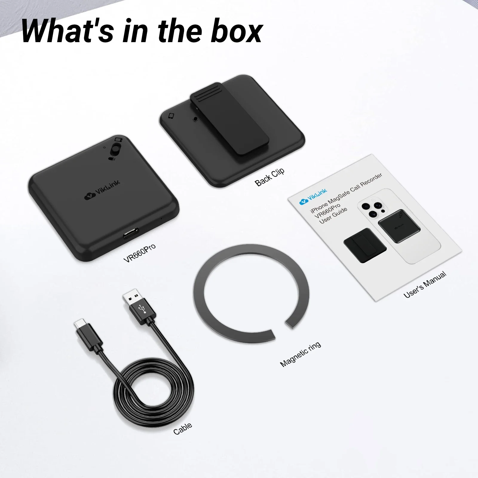 Smart Magnetic Recorder AI Noise Reduction Phone Call Recording Support Portable Dictaphone with Advanced Sound Enhancement