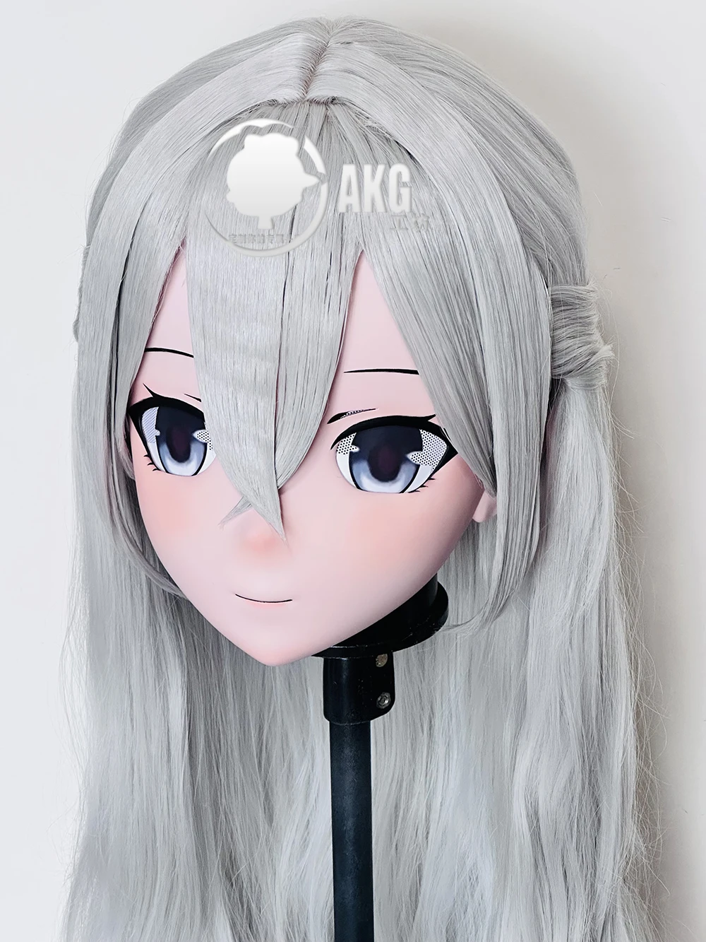 (AL95) Customize Character Crossdress Female/Girl Resin Half/ Full Head With Lock Cosplay Japanese Anime Game Role Kigurumi Mask