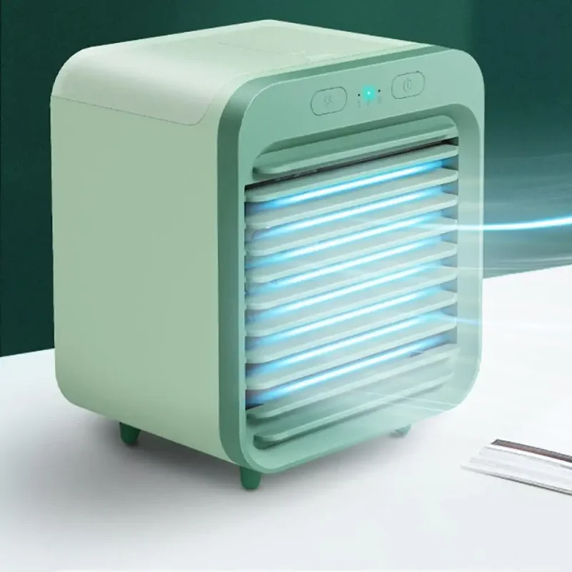 Desktop cooling fan Air cooler USB portable household humidification spray cooling mini electric fan