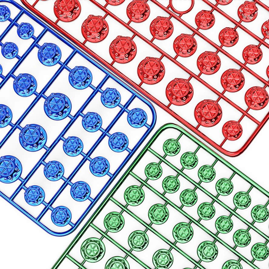 غطاء ديكور برغي عالمي للدراجات النارية يمنع البراغي من الصدأ، غطاء برغي متعدد الألوان للدراجات النارية