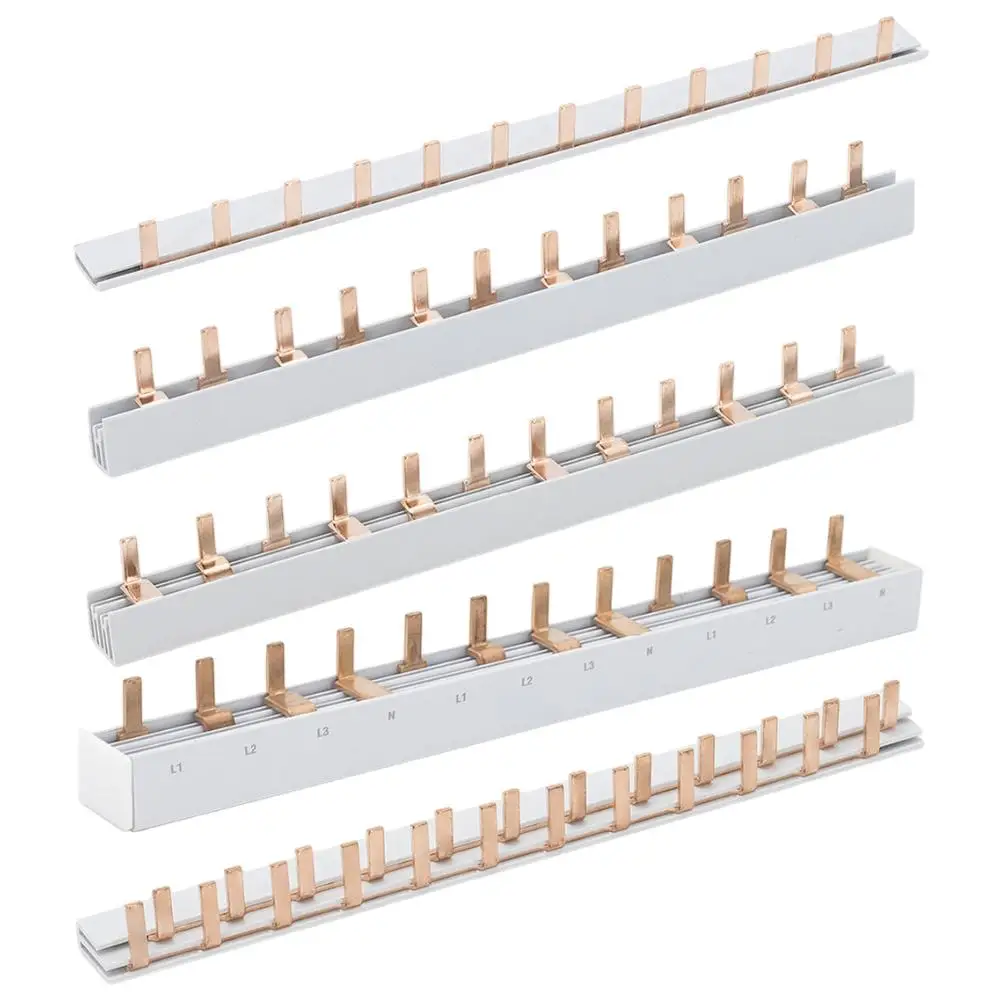 Busbar Electrical Connector Superior Conductivity 12 Connection Capacity 220*30*30 Mm Electrical Wiring For DPN