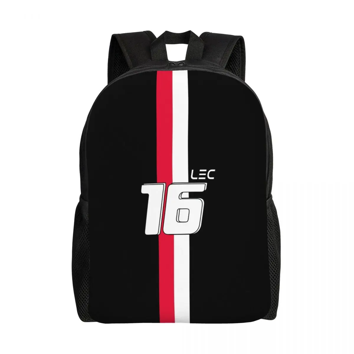 

Custom LEC16 Racing Driver Rising Star Laptop Backpack Men Women Basic Bookbag for College School Student Motorsports Bag