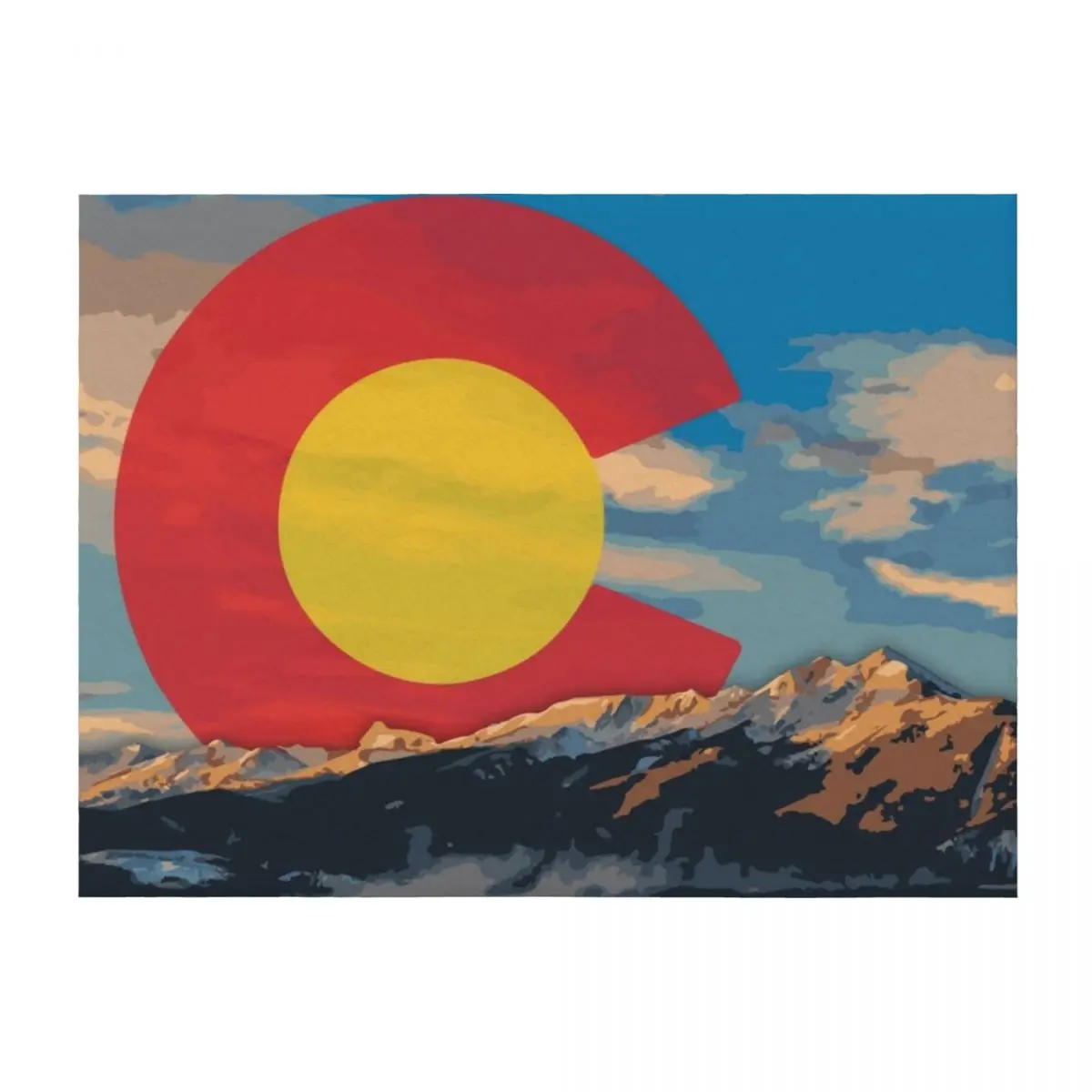 

Colorado Throw Blanket Furry Single Warm For Decorative Sofa Blankets