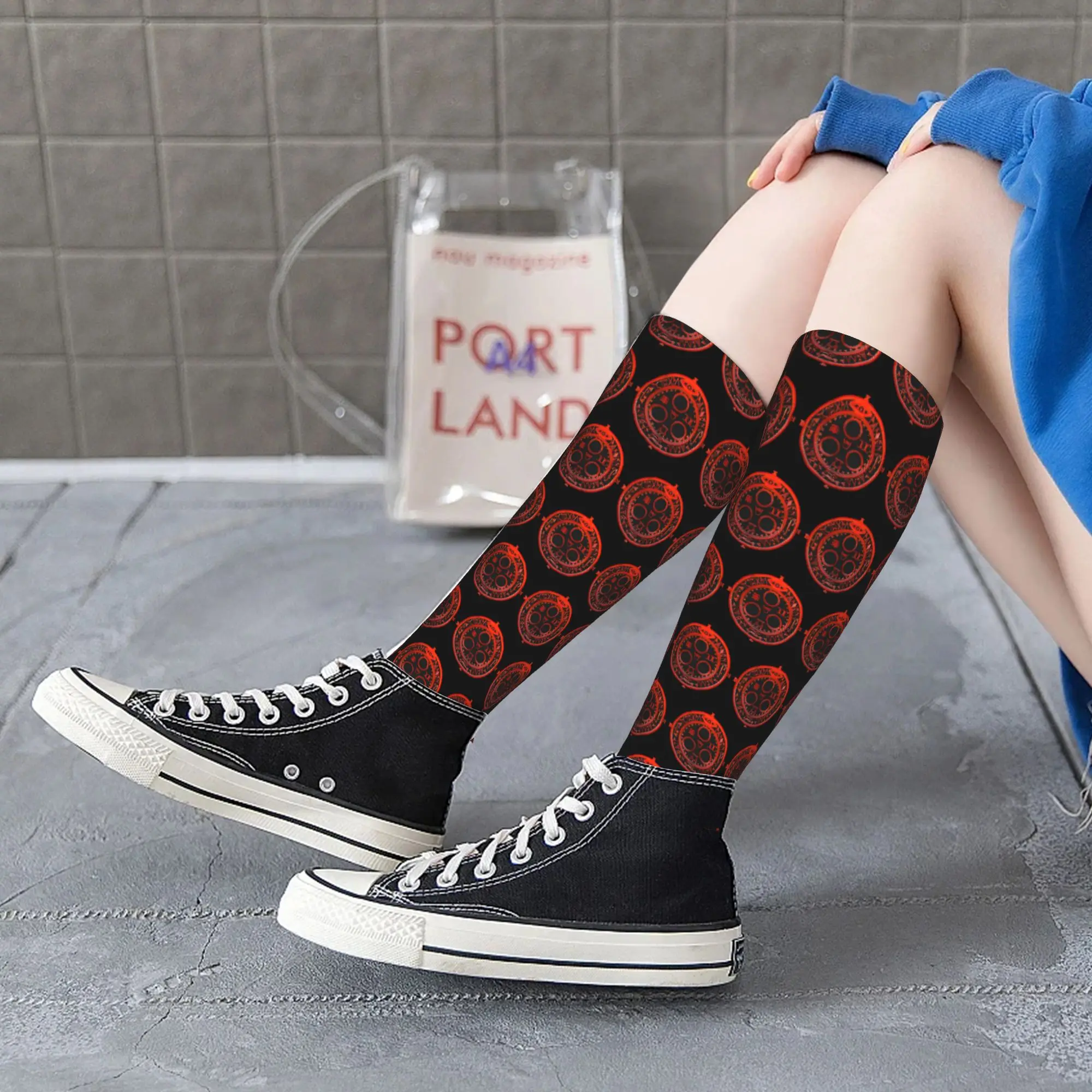 Medias de tripulación para todas las estaciones, calcetines silenciosos de colina, calcetines largos divertidos Harajuku de Hip Hop, accesorios para hombres y mujeres, regalos de navidad