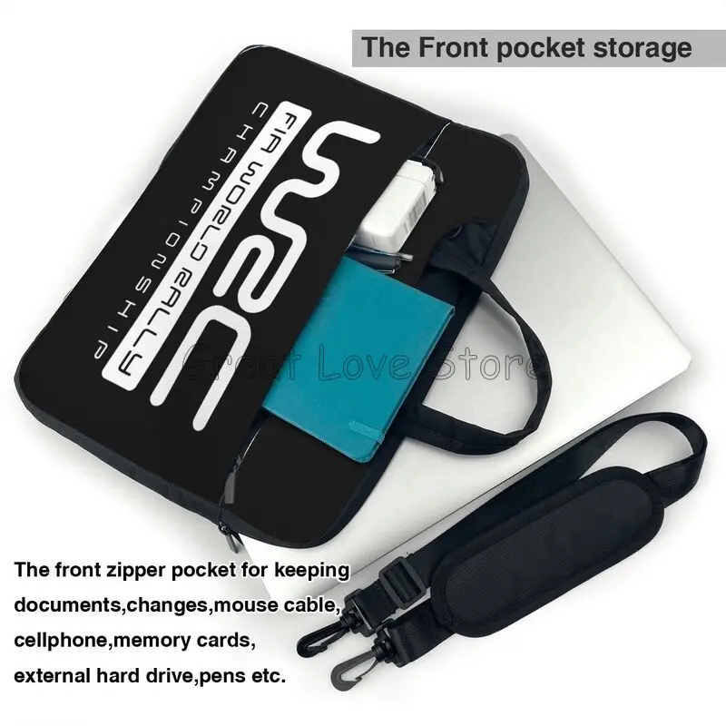 Borsa a tracolla per laptop modello World Rally Championship compatibile con la custodia per PC Netbook per laptop da 13/14/15,6 pollici