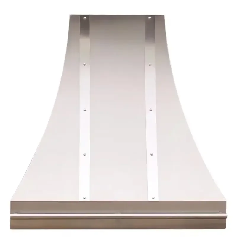 

Custom Range Hood Shell with Towel bar Design Custom Designed and Fabricated Stainless Steel Range Hood
