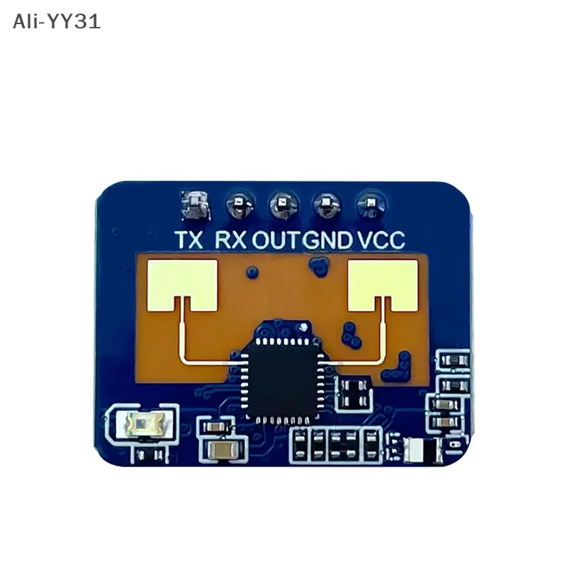 LD2410C 24 جيجا هرتز وجود الإنسان الاستشعار FMCW موجة الرادار التعريفي وحدة الجسم نبضات القلب كشف أجهزة الاستشعار عالية الدقة #5