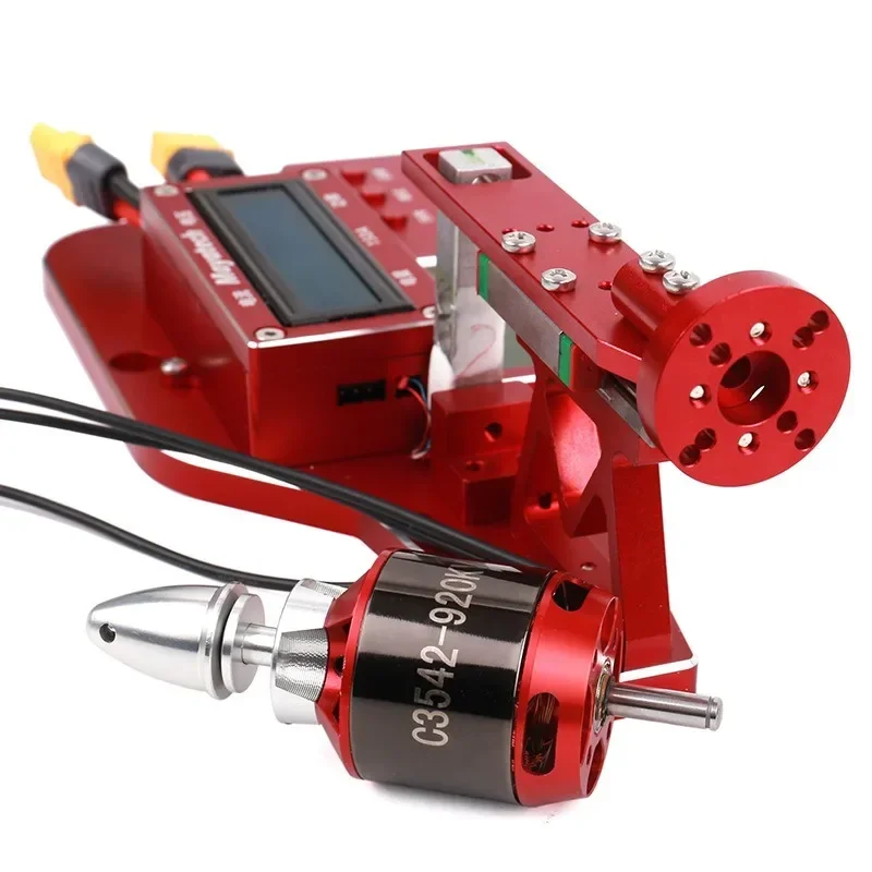 Model aircraft ducted propeller motor, tension meter, tension test bench