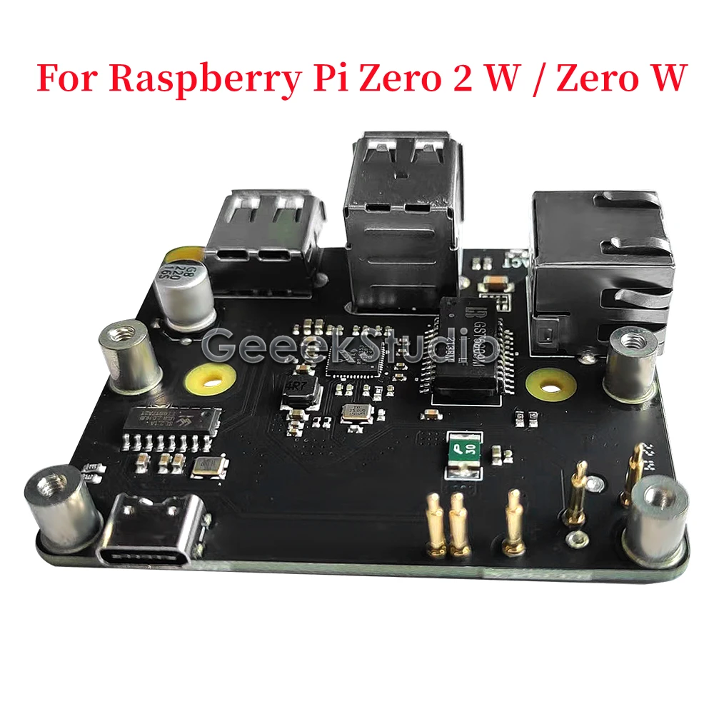 New Version! X303 Gigabit Ethernet Expansion Board & USB HUB for Raspberry Pi Zero 2 W / Zero W