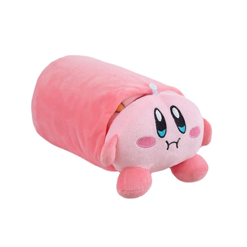 Manta Kirby Kawaii de terciopelo Coral, manta gruesa, manta para aire acondicionado, colcha para siesta en la oficina, regalo sorpresa para niñas