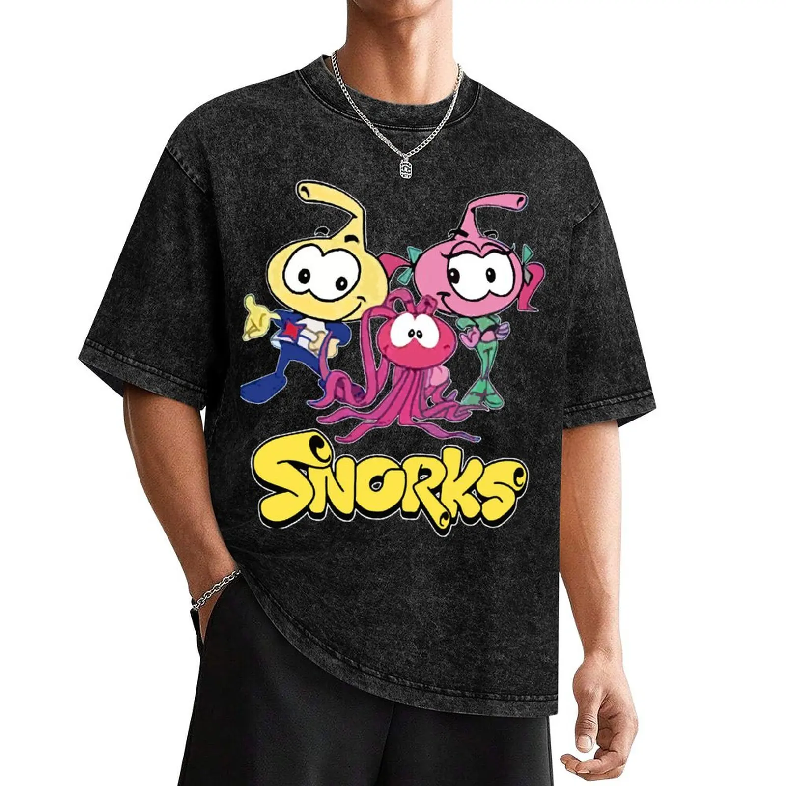 Swim along Snorks Cast Tribute T-Shirt shirts graphic anime heavyweights Personalized t-shirt men t shirt