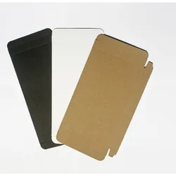 30pcs mobile phone case packaging, blank universal , customized flat box, kraft paper box, black card double insertion box