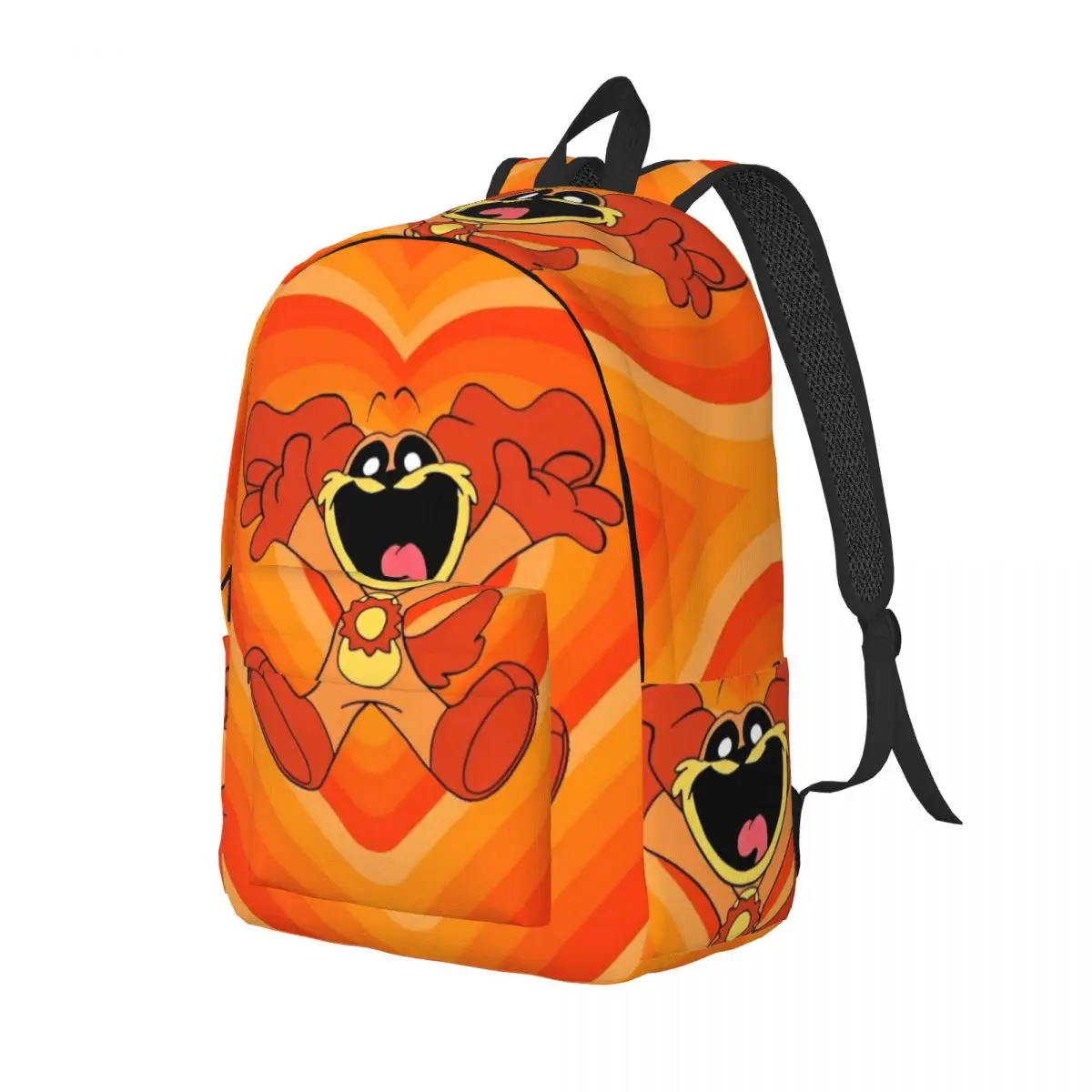 Smiling Critter Animal Game Backpack Elementary High College School Student Bookbag Teens Daypack Sports