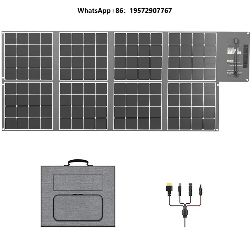 400W Portable Solar Panel Foldable Monocrystalline 23.7% High Efficiency for Power Station Outdoor Camping RV Solar Generator