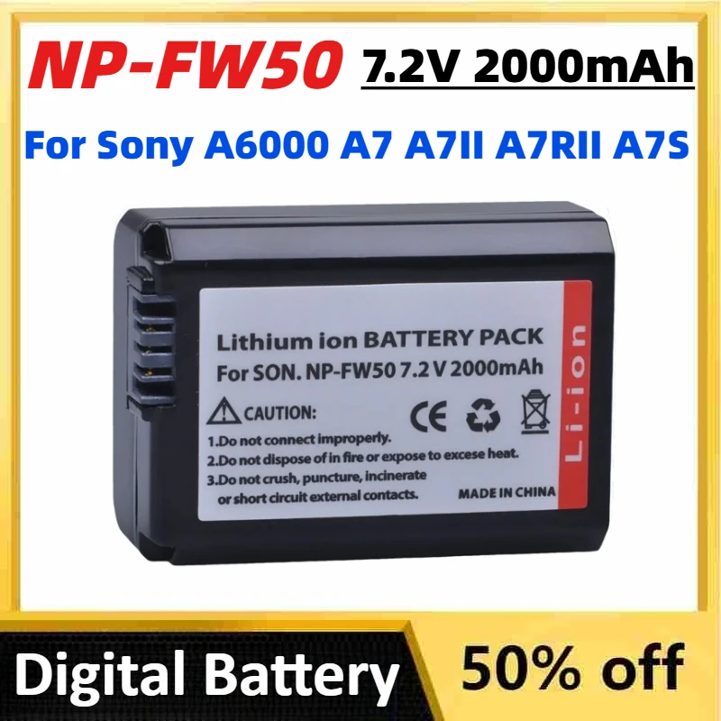7.2V 2000Mah NP-FW5… - image