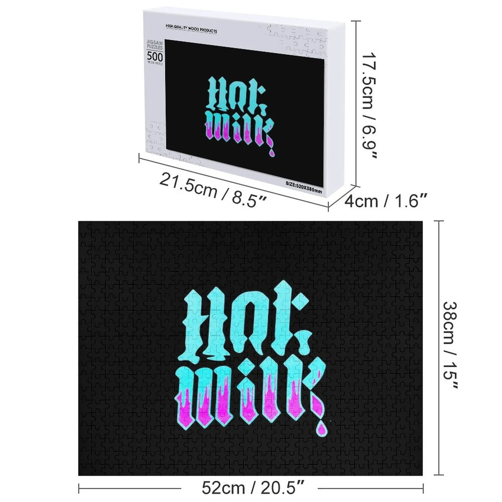 النوع الفرقة الحليب الساخن: بديل/إندي، أحجية الصور المقطوعة الصخرية مخصصة للأطفال والكبار، ألغاز صورة خشبية