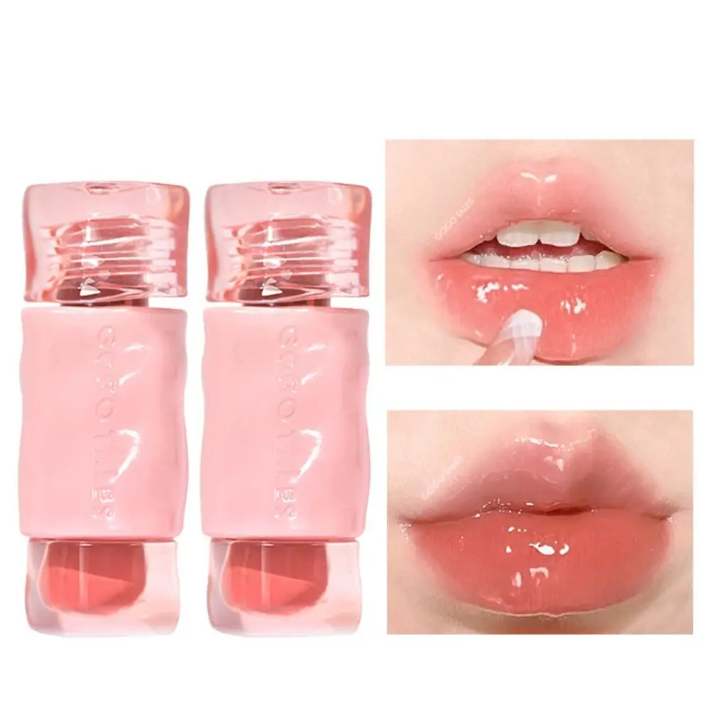 

Fashion Waterproof Mirror Lip Gloss Makeup Silky Moisturizing Lipstick Non-stick Cup Long Lasting Lip Tint Cosmetics Women