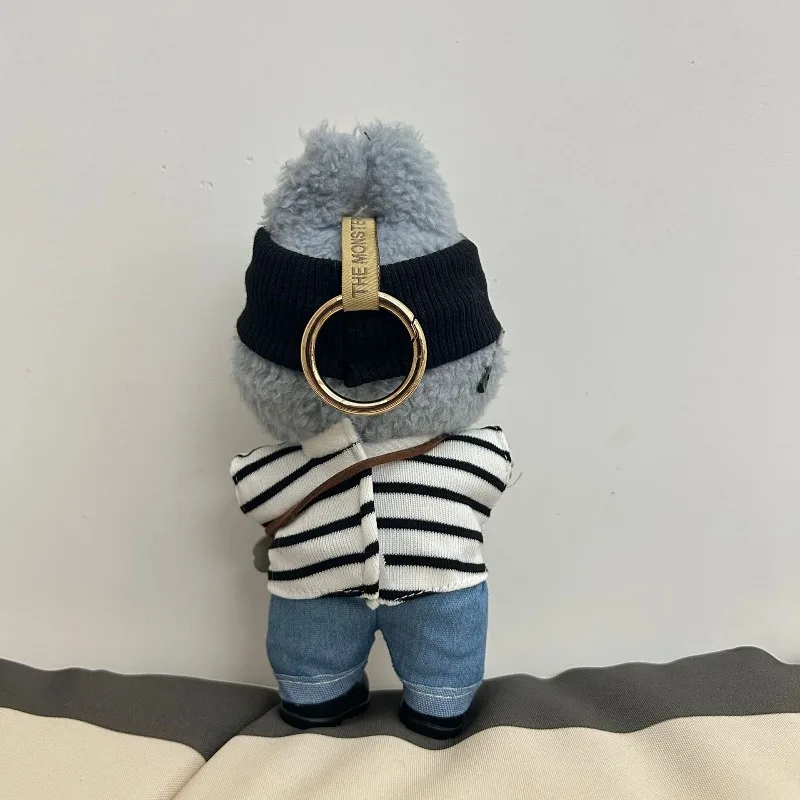 Ubranka dla Labubu, w paski, modne, odpowiednie dla Labubu o wysokości 17 cm, pierwszej, drugiej i trzeciej generacji, ubrania do przebierania z blind boxu.