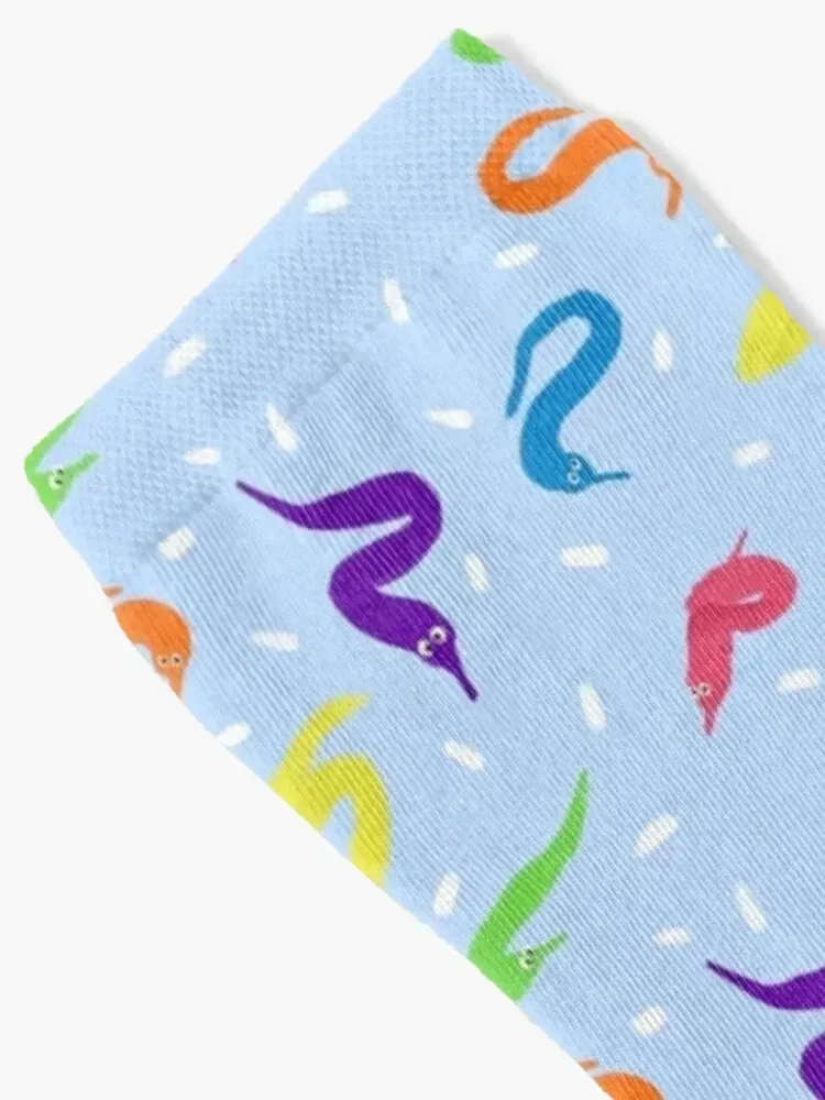 Worm on a String Babey! Socks crazy Run Ladies Socks Men's