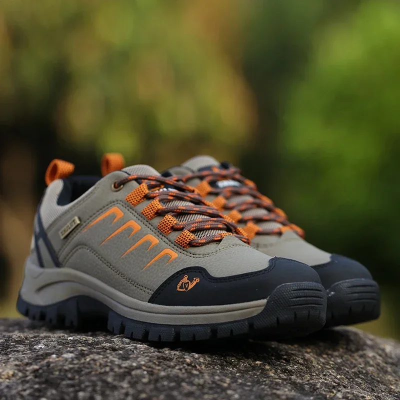 Outdoor Hiking Shoes Couple Walking Boots Large Size 47 Outdoor Walking Wear-resistant Training Shoes Men's Casual Sports Shoes