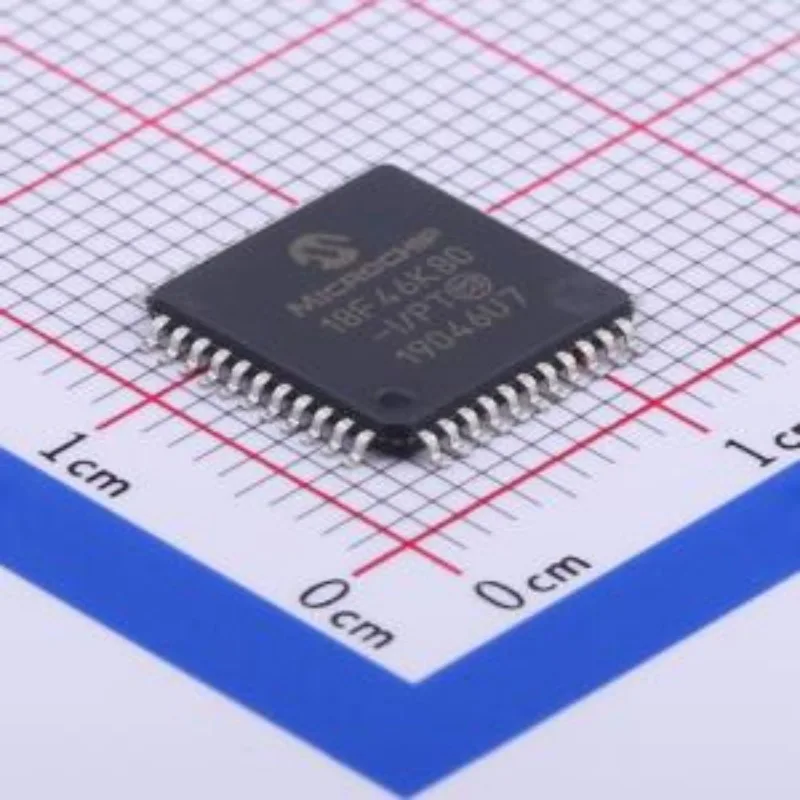 (5/10pcs) PIC18F46K80-I/PT TQFP-44(10x10) 100% Original In Stock (MCU/MPU/SOC) 35 3.6KB PIC 64KB
