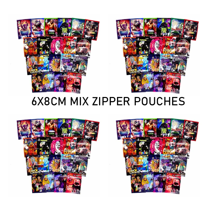 50 قطعة حقيبة بلاستيكية صغيرة مسطحة مغلقة التوابل عشب سستة الحقيبة الحلوى مسحوق القهوة تخزين الحقائب أكياس مايلر قابلة للإغلاق مقاومة للماء