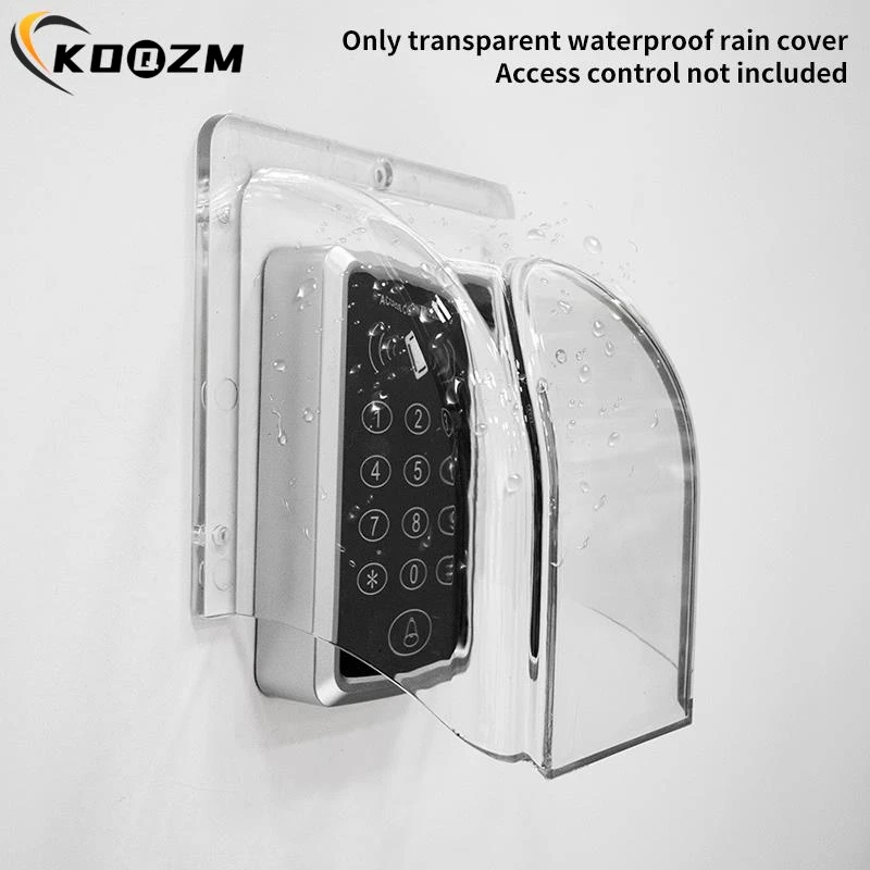 Transparent Door Bell Ring Chime Button Transparent Protective Cover For Home Doorbell Waterproof Cover For Wireless Doorbell