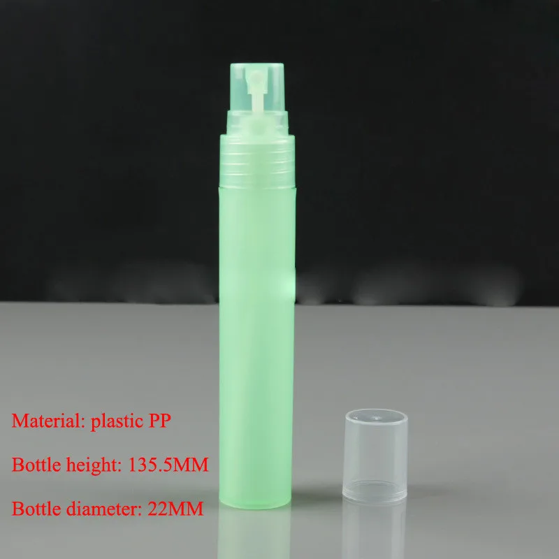 22ml Empty Translucence Ice Plastic Spray Bottle Makeup Perfume Atomizer Refillable Bottles Multicolor Print logo 1000pcs/lot