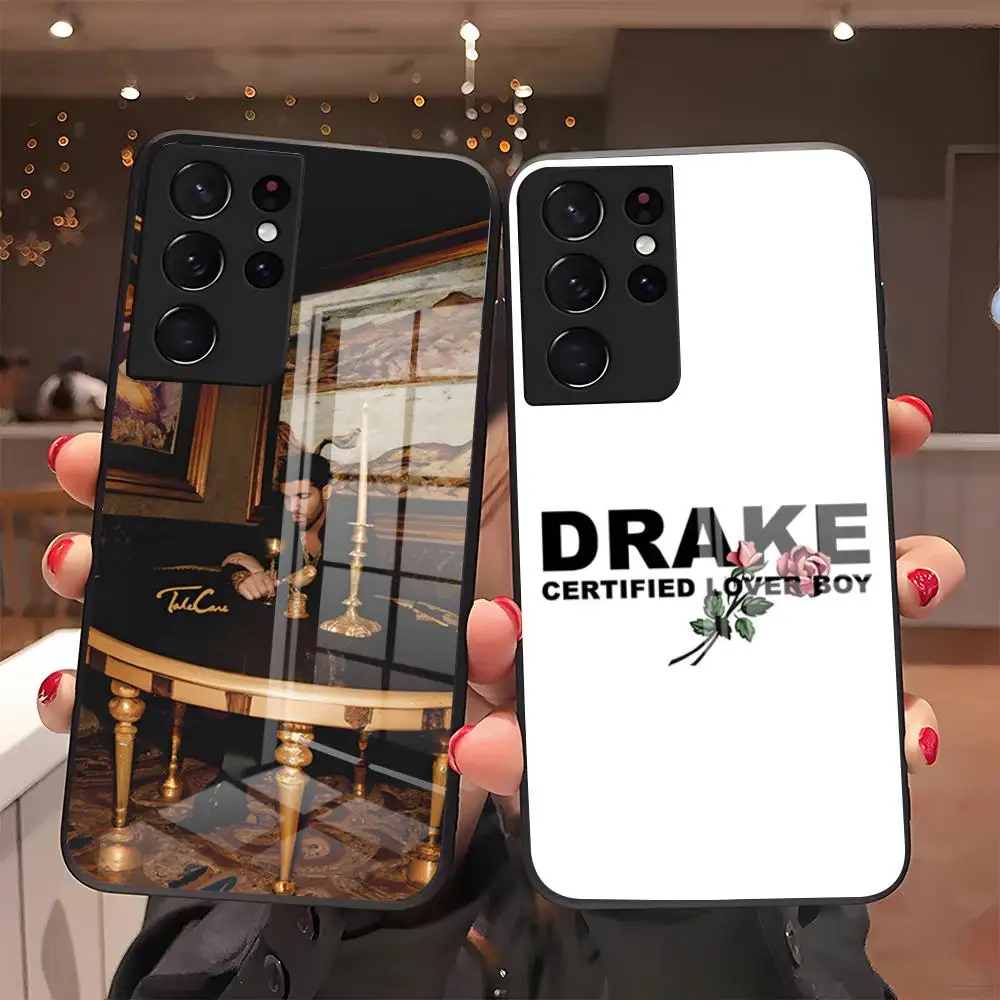 D-Drake Handyhülle für Samsung S26 S25 Plus S20 S20 Plus S22 Ultra S23 FE S21 Plus S21 Ultra Glasabdeckung