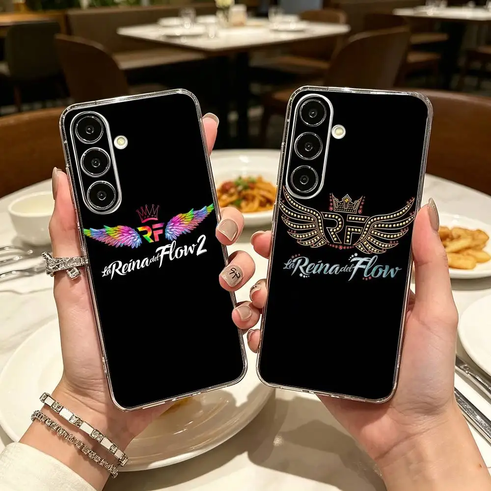 HOT Queen of Flow La Reina Del Flow Clear Phone Case for Samsung A71, A70, A52, A51, A40, A30, A20