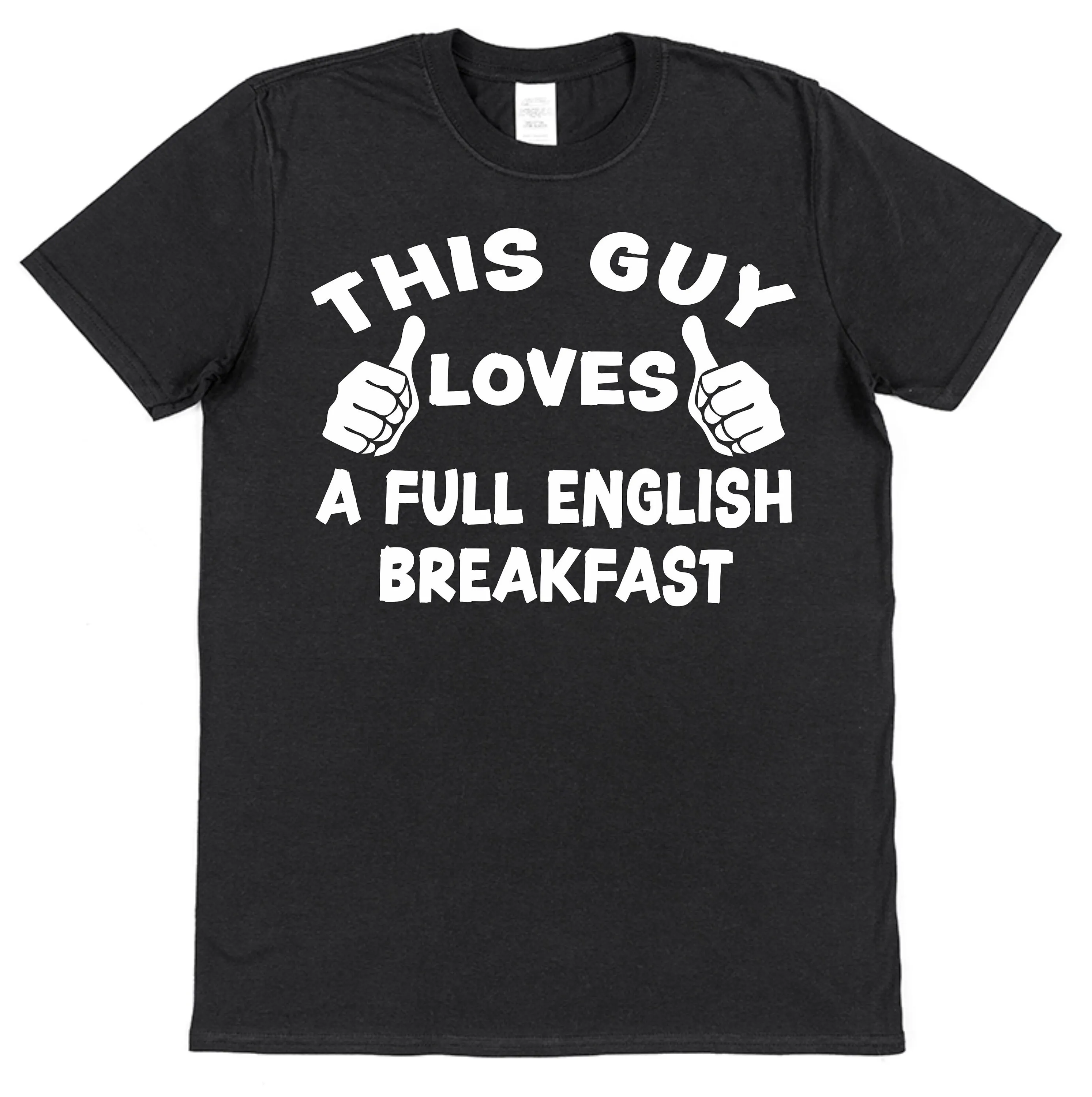 Футболка «Этот парень или девочка любит полный английский завтрак» для взрослых и детей, любитель жарки, британская еда, беконные яйца