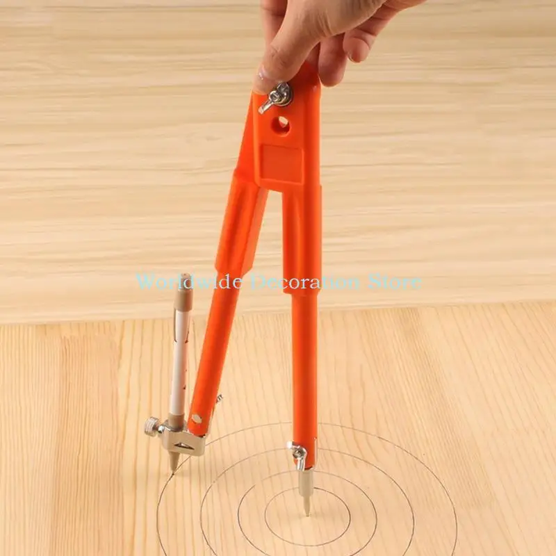 Q39B Large Size Carpenter Pencil Compasses Large Diameter Adjustable Divide