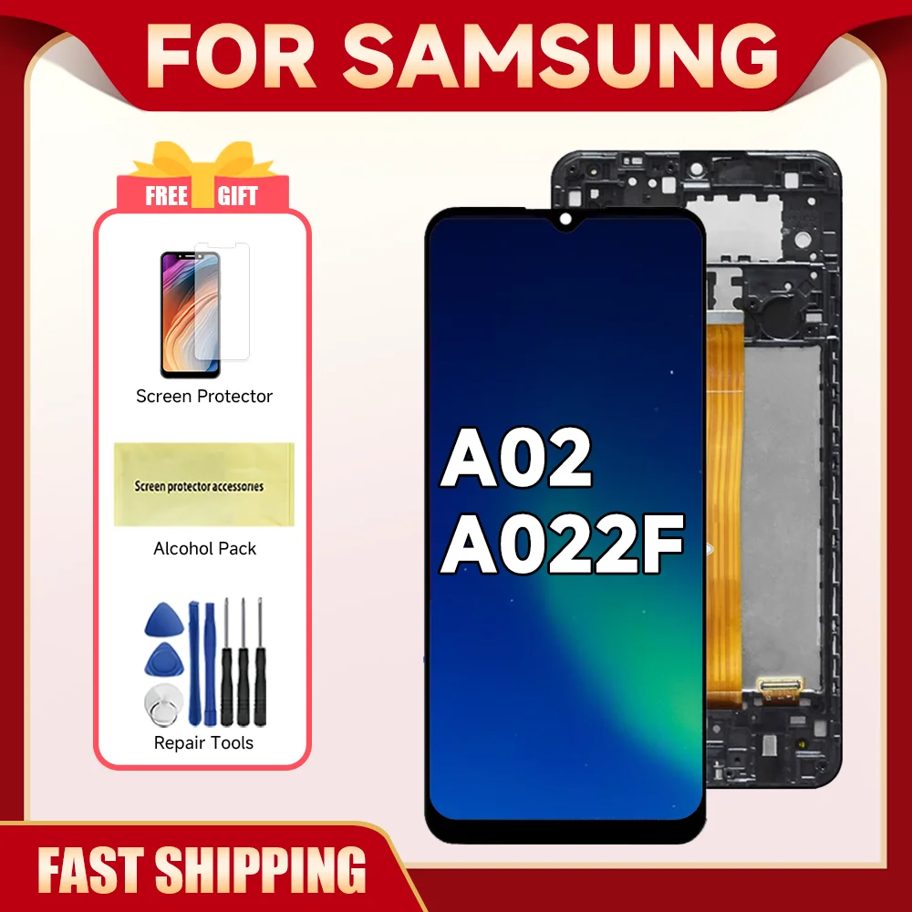 A02 для Samsung 6,5 'для Ori A022F A022M A022G ЖК-дисплей с сенсорным экраном дигитайзер в сборе Замена