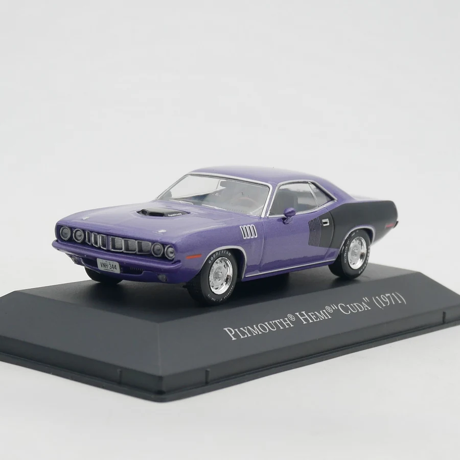 Toy Vehicle Collection Ixo 1:43 Plymouth Hemi Cuda 1971 Diecast Car Model