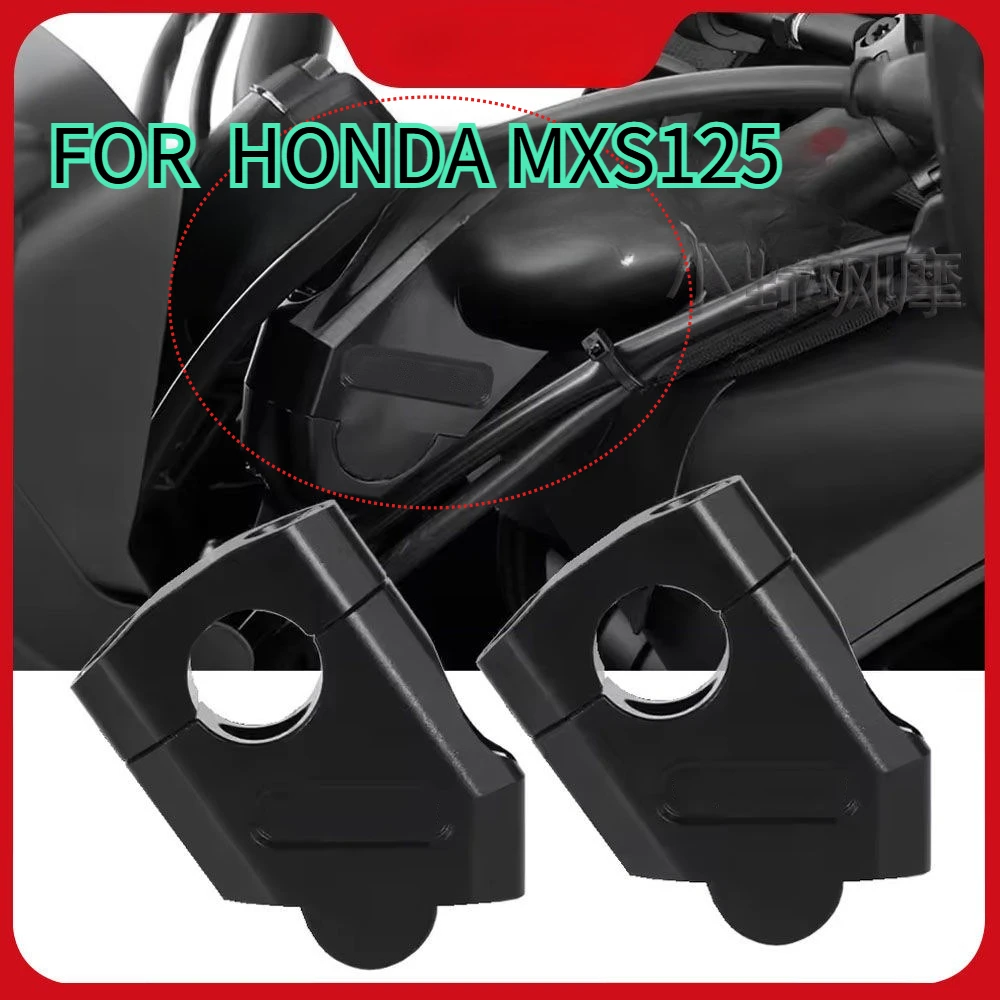 Aluminum Motorcycle Handlebar Riser Heightening Clamp Riser Drag Handle Bar Clamp Extend Adapter For Honda MSX125 GROM125