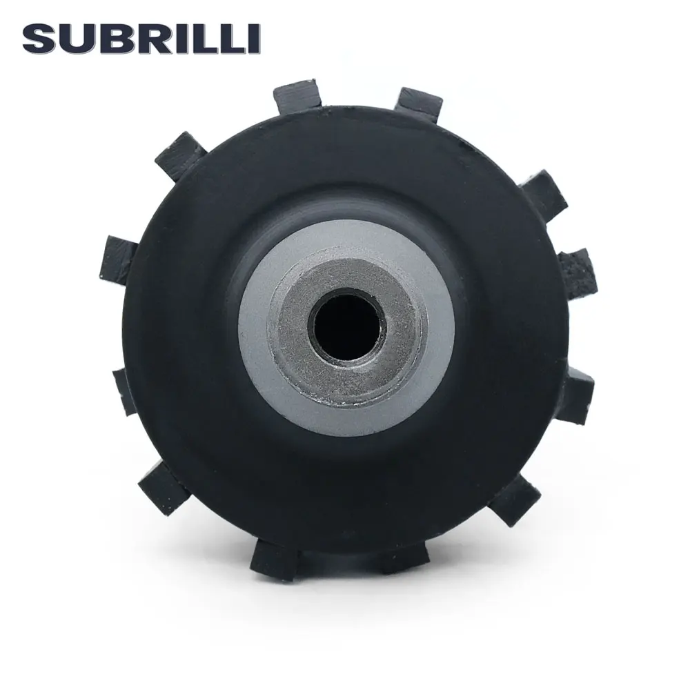 SUBRILLI D80 мм алмазные сегментированные фрезы с шаровой головкой, шлифовальный круг с резьбой 1/2 GAS для гранита, кварца, бетона, инструмента