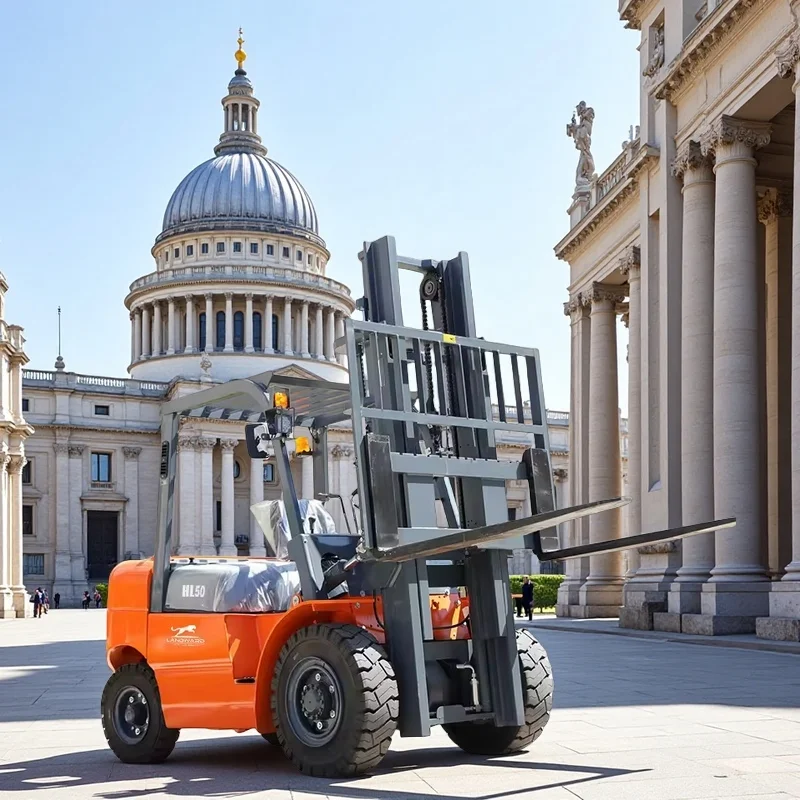 

Engineering Transport Forklift 4 Ton Small Diesel Forklift Wholesale EPA Euro 5 High Quality Balanced Weight Forklift Customized