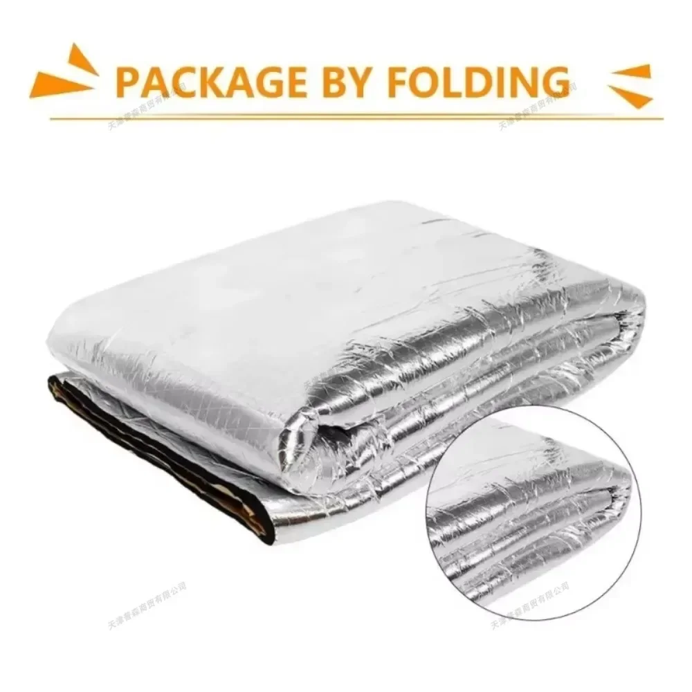 200x50cm 5/10mm Sound Deadener Mat Auto Acoustic Thermal Mat Sound Proof Wall Panels Car Deadening Noise Insulation Mats for Car image 3