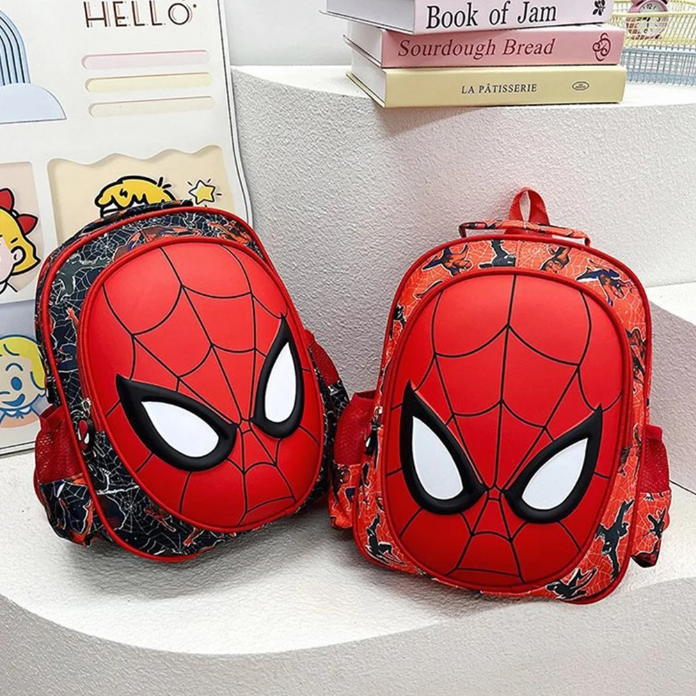 Marvel Cartoon Spider-Man knapsack Children\'s bags Spider Man Boys girls schoolbag Travelling bag Doll Cute Cartoon for Toy Gift