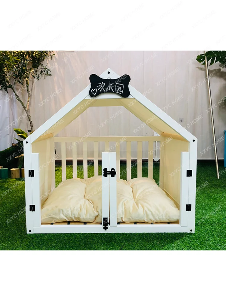 Kennel House Type Indoor Corgi Small Dog Teddy Four Seasons Universal Removable and Washable Cat Nest Dog House Pet Bed Supplies