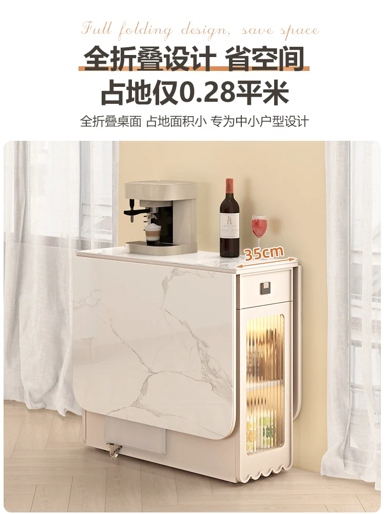 Slate folding dining table chairs home cloud gray with wheels removable