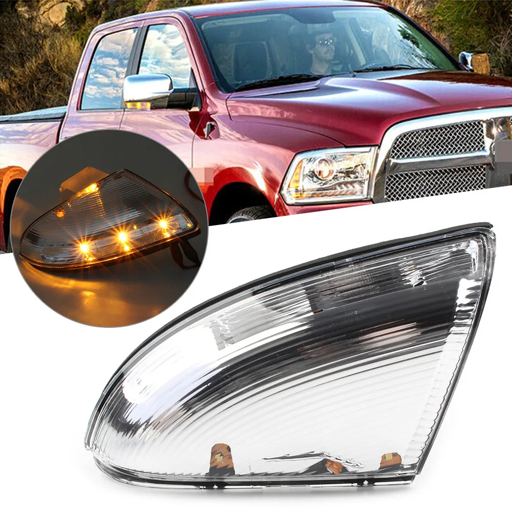 Car Rearview Mirror Turn Signal Lamp LED Amber Light Right Side For Dodge Ram 1500 2500 2010-2018 68064948AA