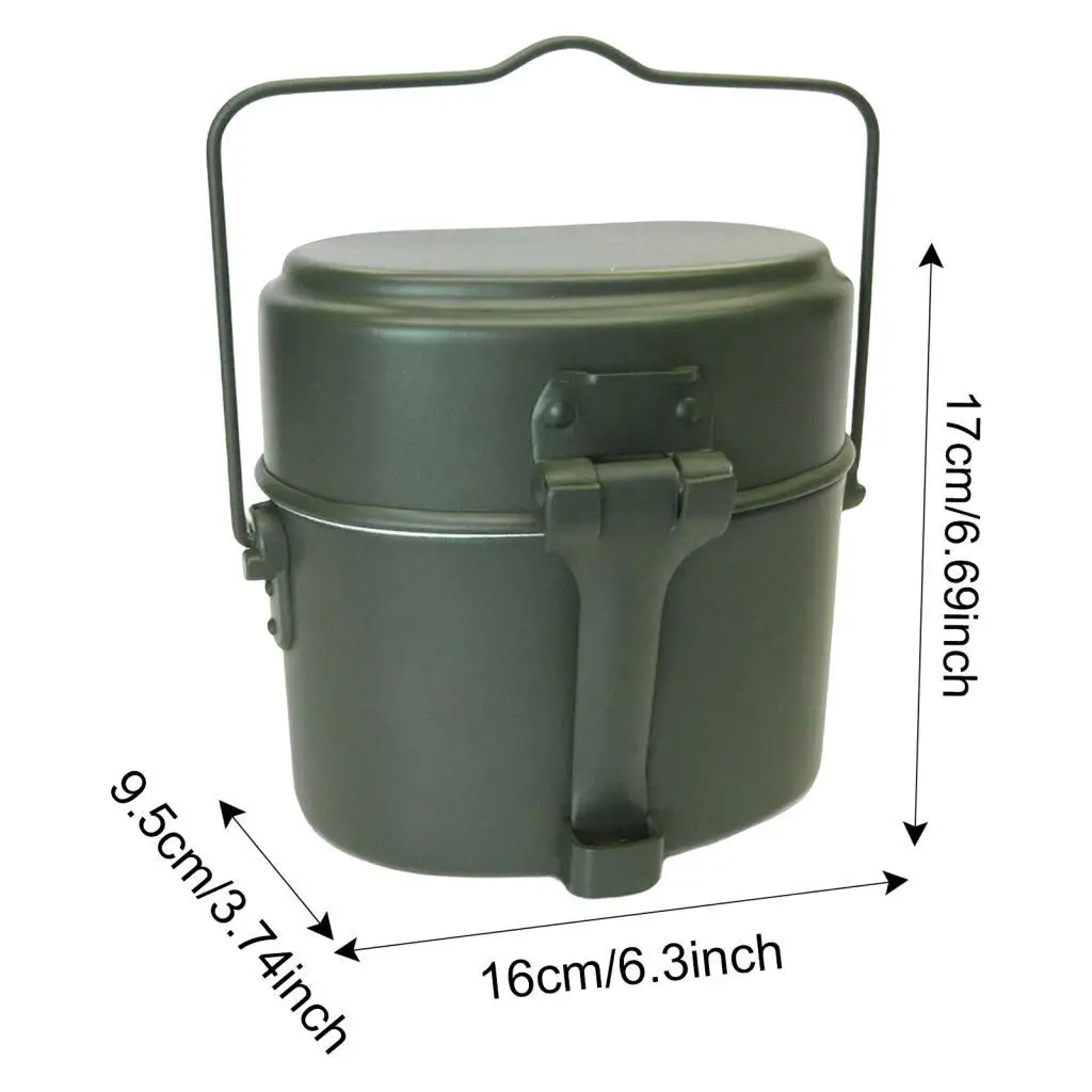 Outdoor Cooking Pot Set Alumin - огляд і ціна Camping Cooking Mess Kit