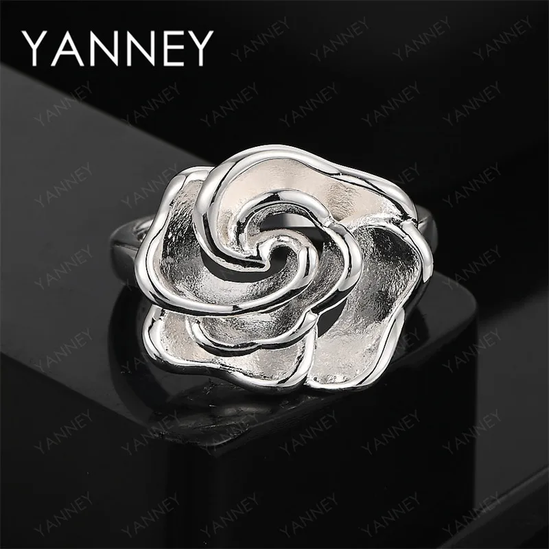 

Brand New 925 Sterling Silver Delicate Petal Shape Ring Women Jewelry Party Accessories Gift Fashion Wholesale