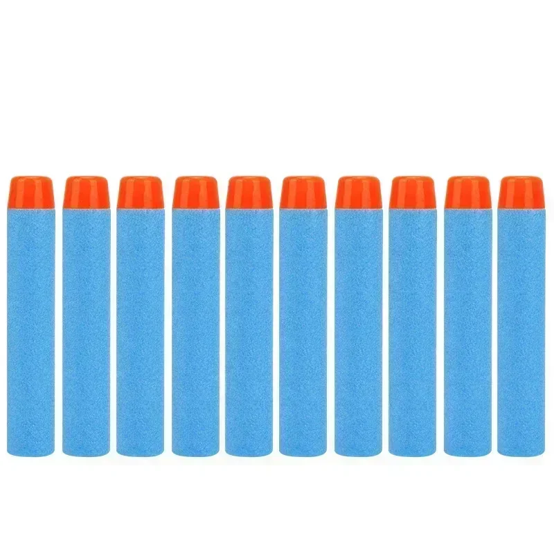 Himmelblaue, solide Rundkopfkugeln, 7,2 cm, für Nerfs N-Strike Elite Series Blasters, Schaumstoff-EVA-Nachfüllpfeile, Kinderspielzeugpistolen-Zubehör
